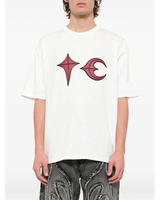 THUG CLUB White Rock Graphic-Print T-Shirt for men