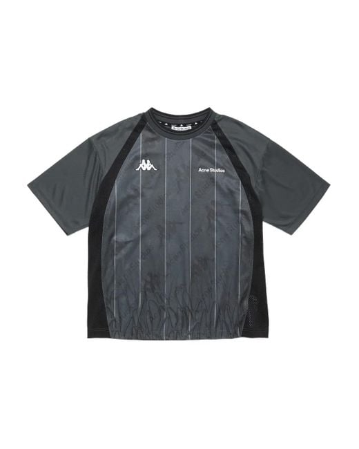 Acne Gray X Kappa Logo T-Shirt