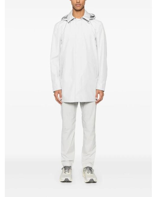 Herno White Hooded Jacket for men