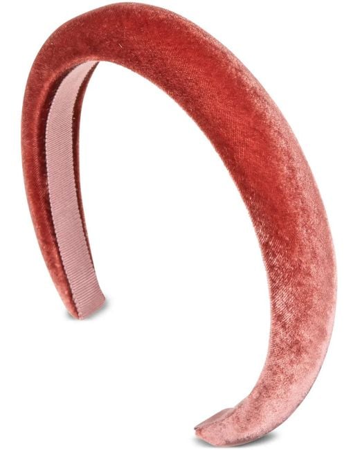 Jennifer Behr Red Tori Velvet Headband