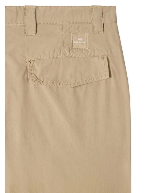 Paul Smith Natural Patch-Pocket Trousers for men