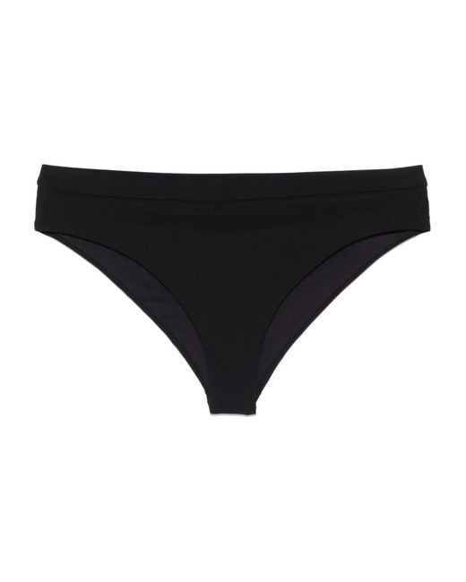 Jil Sander Black Logo Bikini Bottom