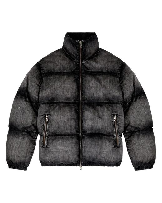 DIESEL Black W-Mons-A Padded Jacket