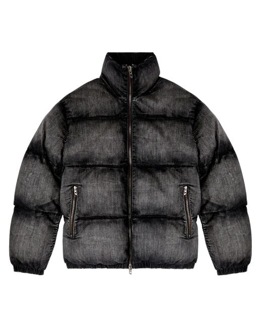 DIESEL W-mons-a パデッドジャケット Black