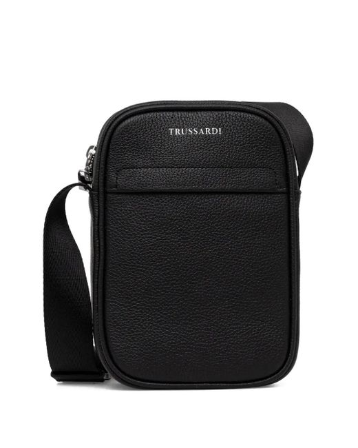 Borsa Messenger di Trussardi in Black da Uomo