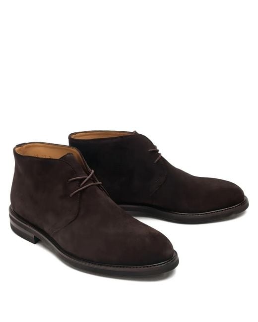 LOJA DAS MEIAS Black Suede Boots for men