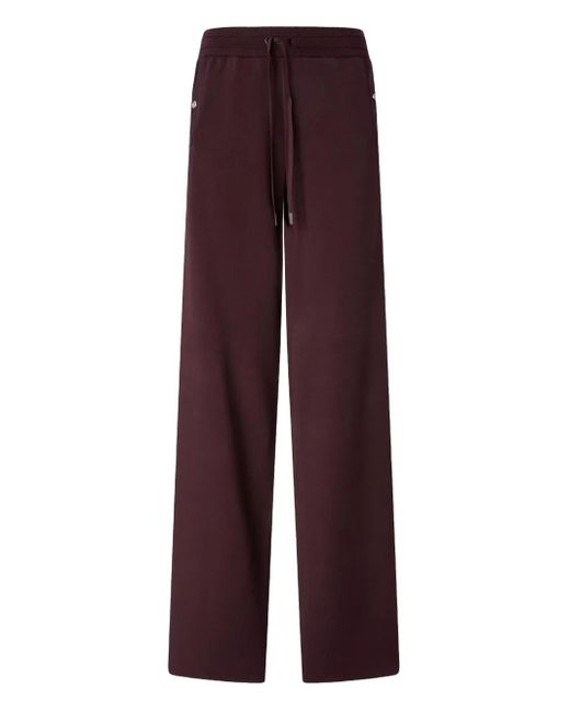 Pinko Purple Gestreifte Hose mit Kordelzug
