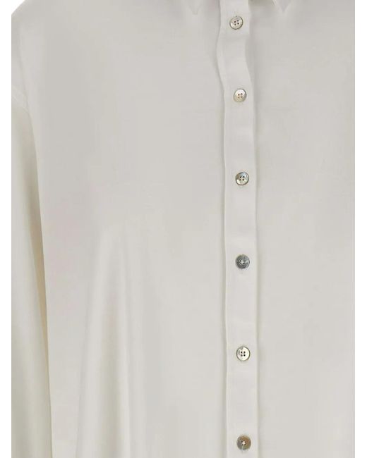 Rrd White Buttoned Long-Sleeve Shirt