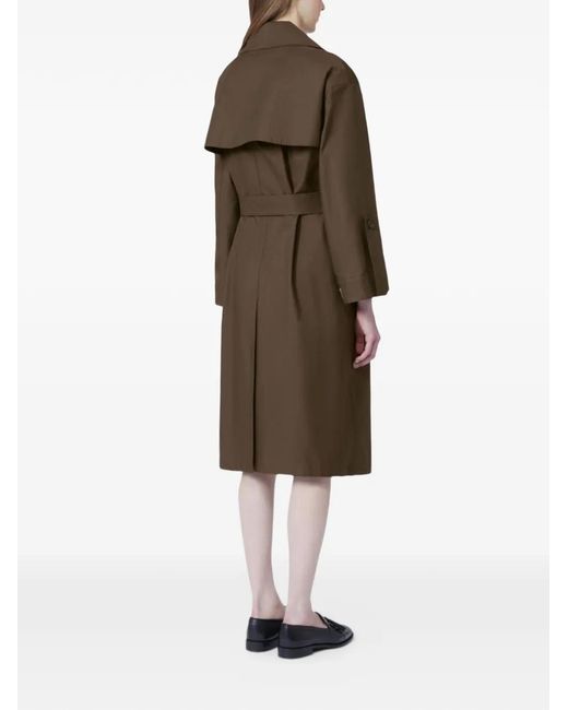 Max Mara Brown Belted Cotton Jacket