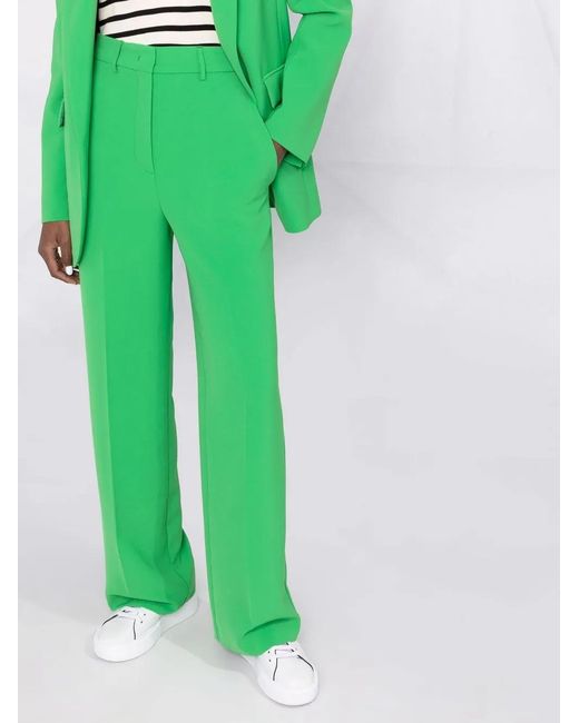 Blanca Vita Green Pareskia Tailored Trousers