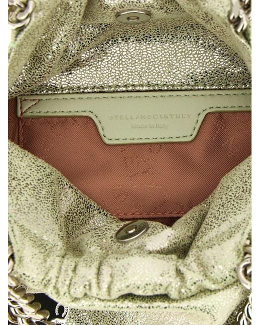 Stella McCartney Natural Mini Falabella Drawstring Tote Bag