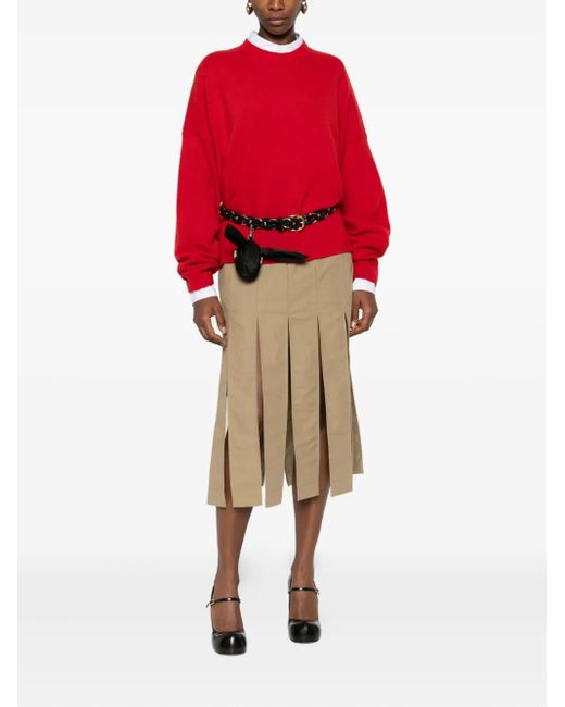 Simone Rocha Natural Multi Slit Skirt
