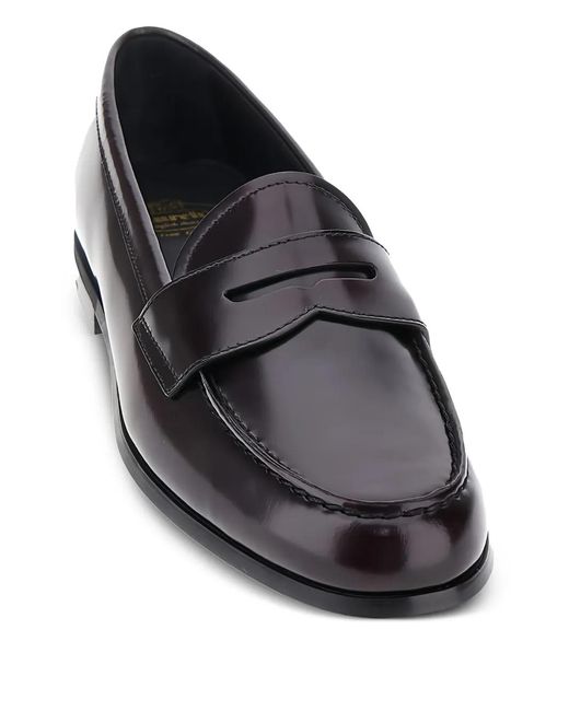 Church's Gray Penny Leather Loafers
