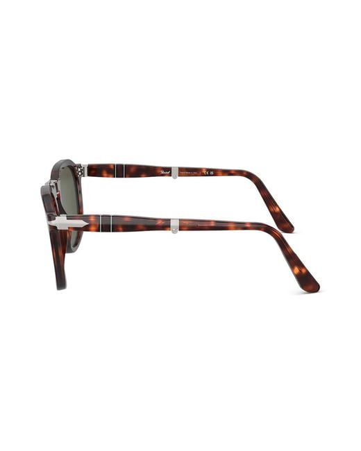 Persol Green Square-Frame Sunglasses