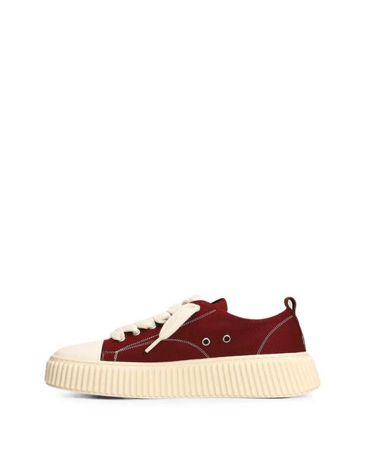 Rhun Brown 2020 Treble Ridge-Sole Sneakers for men