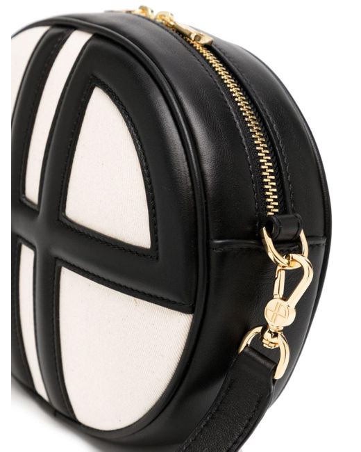 Patou Black Le Jp Leather Crossbody Bag