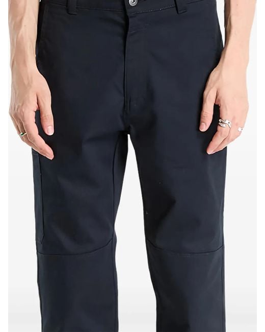 Columbia Blue Logo-Patch Trousers for men