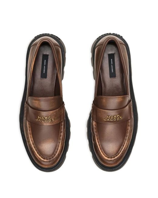Marc Jacobs Brown The Frankie Loafers
