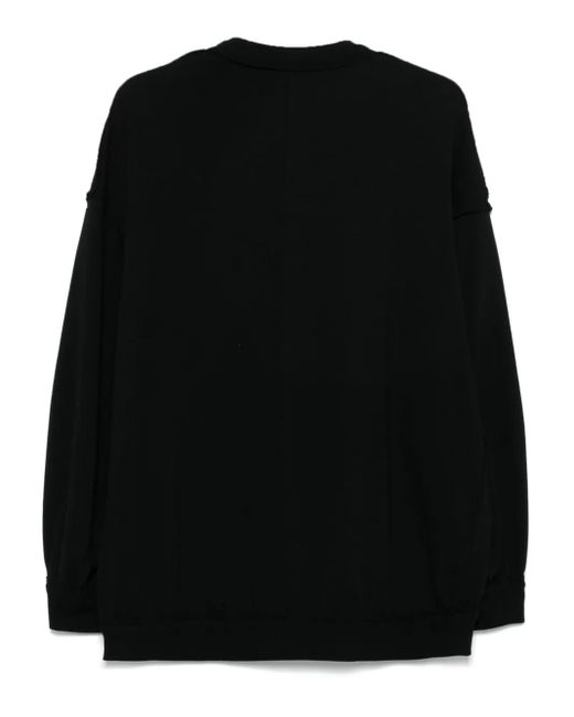 Undercover Black Patch-Detail Sweatshirt for men