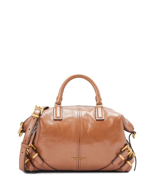 Michael Kors Brown Small Darrington Tote Bag