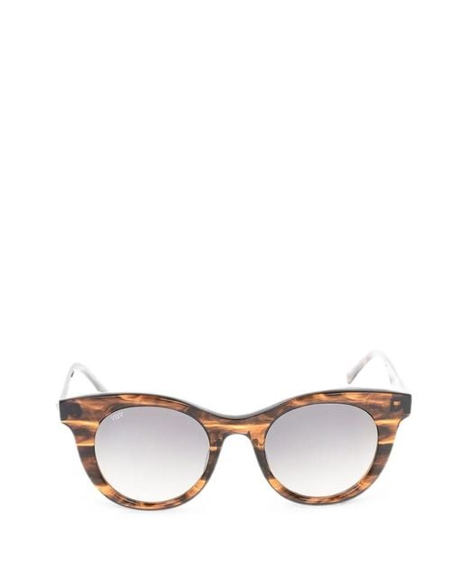OAMC Brown Round-Frame Sunglasses for men