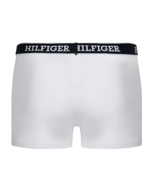Tommy Hilfiger Blue Logo-Waistband Boxers (Pack Of Three) for men