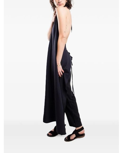 Baserange Black Apron Dress