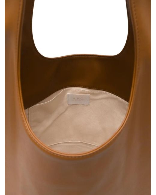 A.P.C. Brown Shopping Bag Ninon