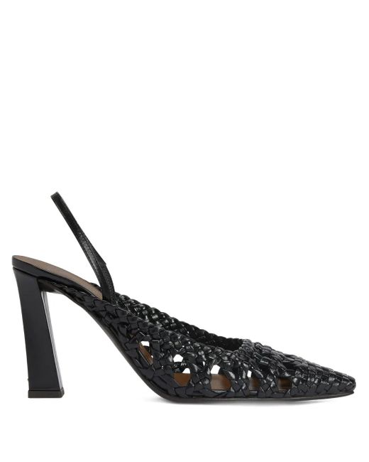Giuseppe Zanotti Black 90Mm Brendha Cage Pumps