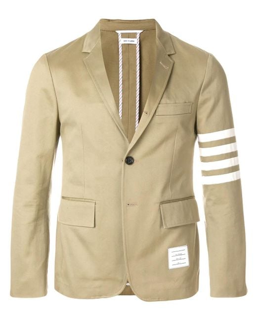 Blazer clásico deconstruido con franjas Thom Browne de hombre de color Natural