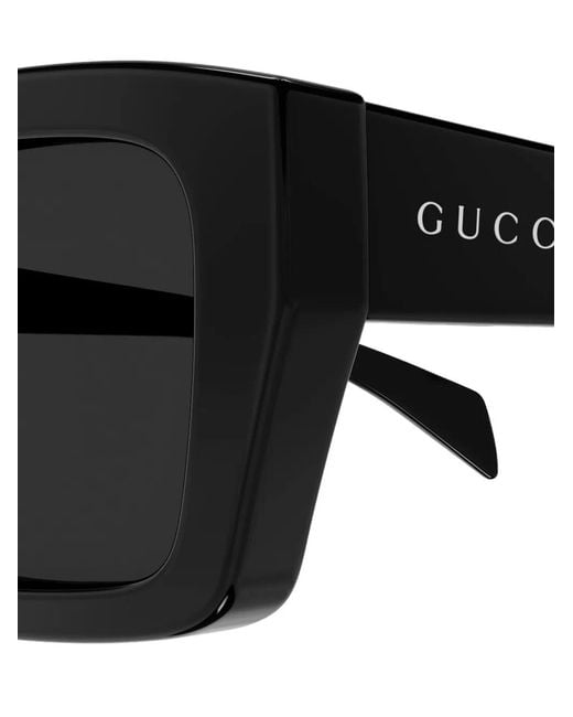 Gucci Black Square-Frame Sunglasses for men