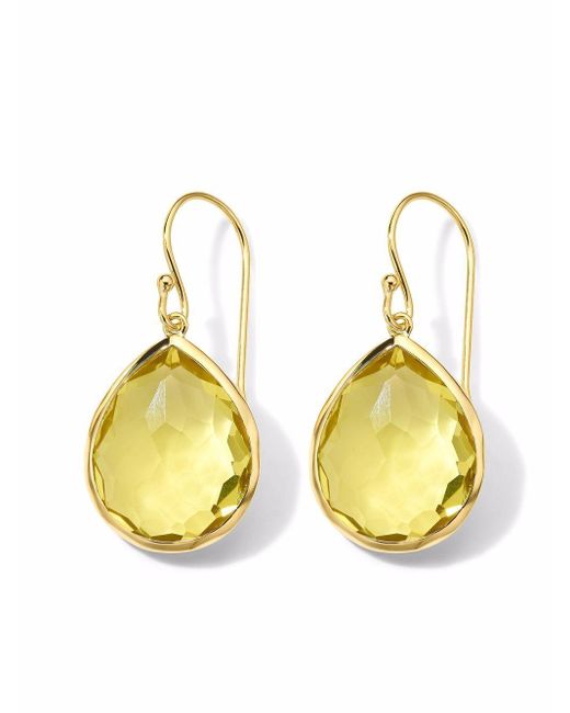 Ippolita Metallic 18kt Gold Rock Candy® Medium Teardrop Earrings