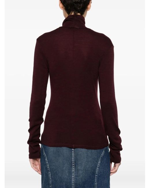 Forte_forte Brown Turtleneck Sweater