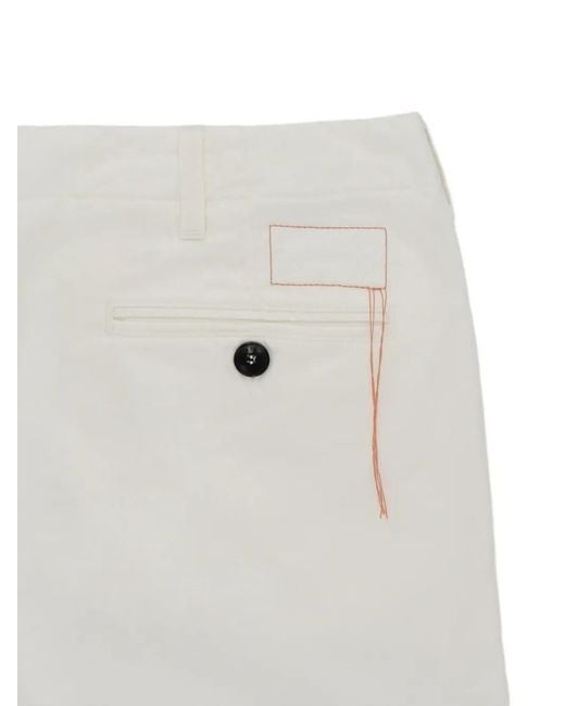 Fortela White Wallace Chino Trousers for men