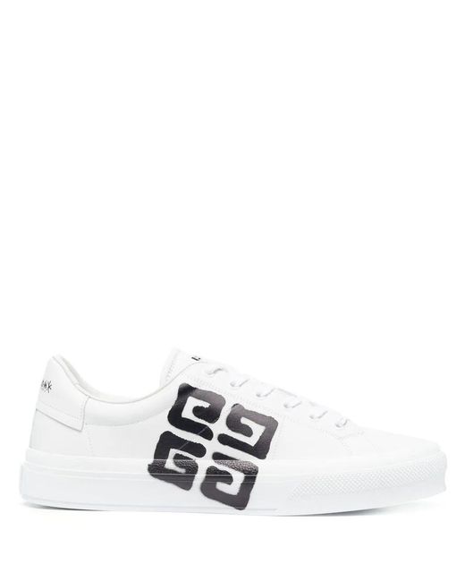 Givenchy White X Josh Smith City Sport Sneaker for men