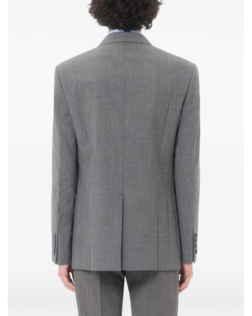 Valentino Garavani Gray Double-Breasted Jacket for men