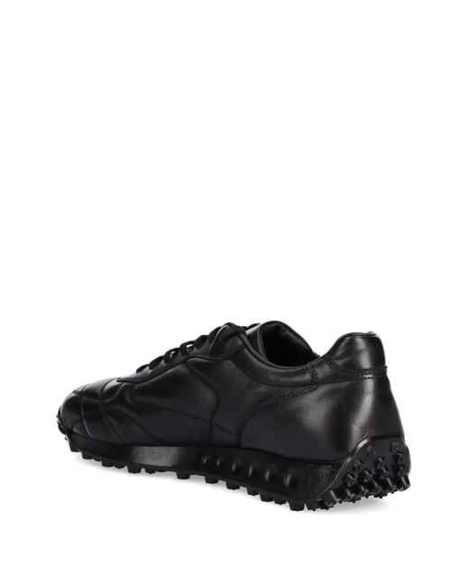Common Projects Black Soccer Leather Sneakers for men
