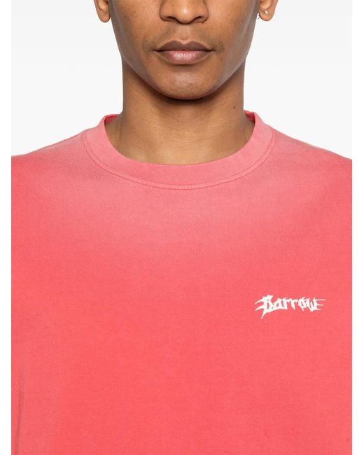 Barrow レディース ピンク ロゴ Tシャツ 【公式通販】