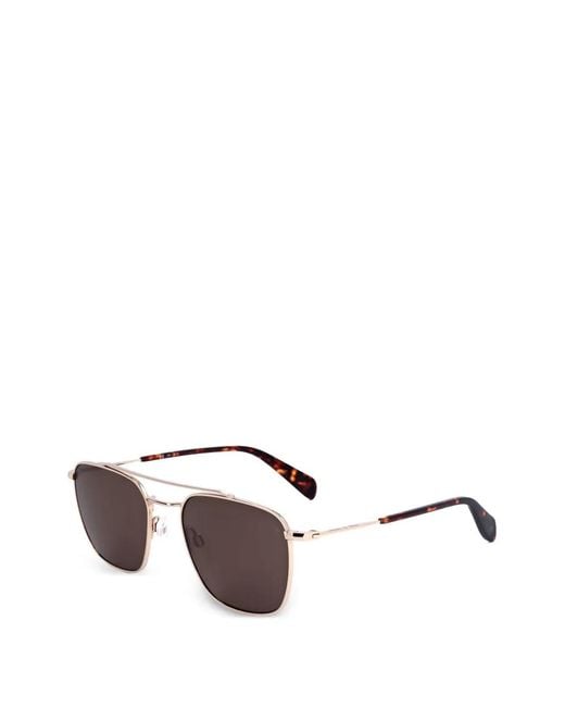 Rag & Bone Metallic Dayton Square-Frame Sunglasses for men