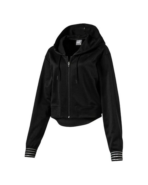 PUMA Black Fusion Full-Zip Hoodie