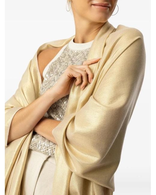 Jane Carr Natural The Mercury Scarf