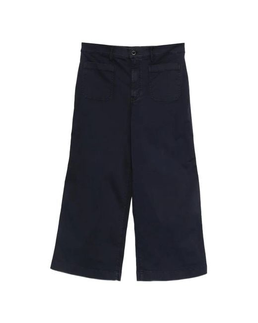 Ralph Lauren Blue Pantalon À Poches Plaquées