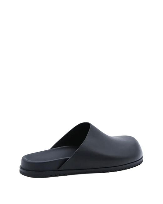 Rick Owens Blue Mules À Bout Pointu for men