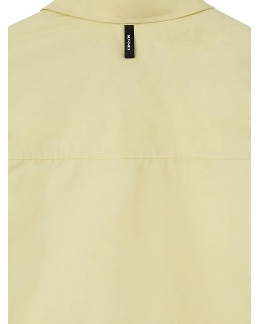 Sunnei Yellow Tonal-Button Overshirt