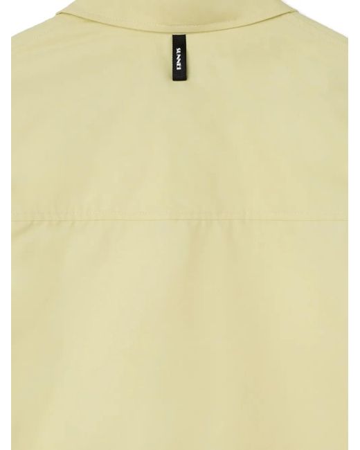 Sunnei Yellow Tonal-Button Overshirt