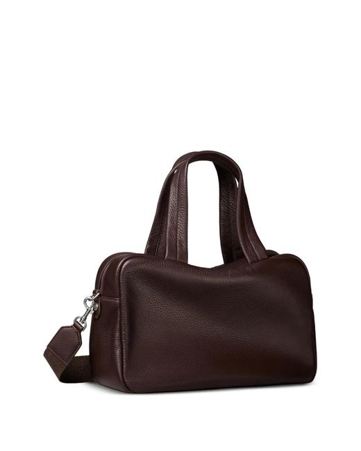 Tory Burch Brown Minimalist Leather Tote Bag