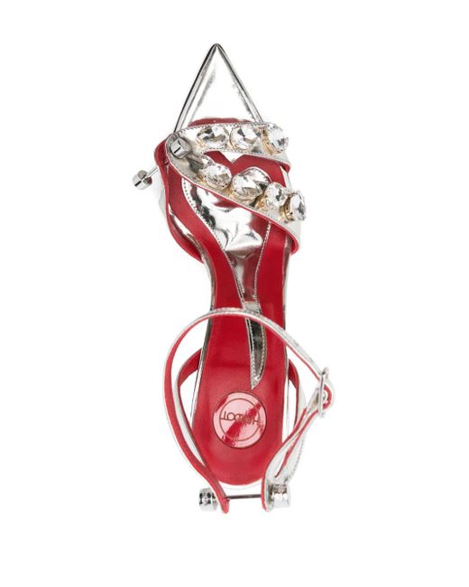 HARDOT Pink Booty 100Mm Sandals