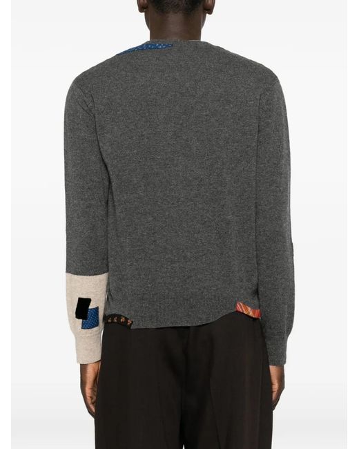 Pull À Design Patchwork Et Poches Plaquées KHOKI pour homme en coloris Gray