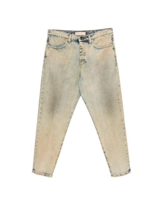 Bonheur Natural Acid-Wash Tapered Jeans for men