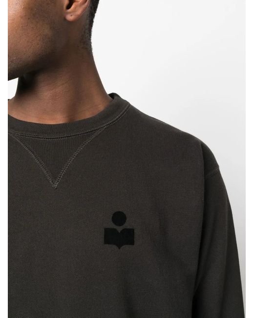 Isabel Marant Black Cotton Sweatshirt for men